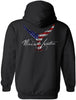 Zip up  Wicked Boston  60/40 Tuna tail Hoodie- no logo on front