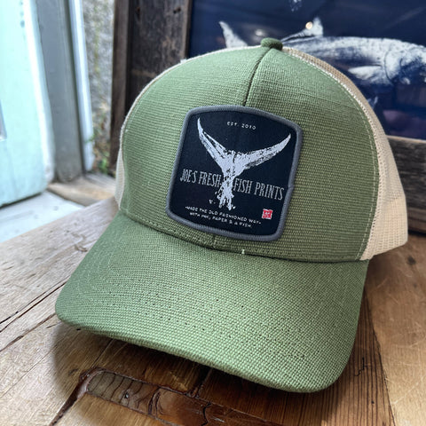 Eco Bluefin tuna tail Patch Trucker Hat-