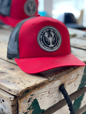 Red/black lobster Patch Trucker Hat-