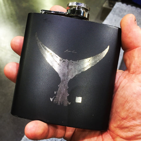 Tuna Tail Whiskey Flask