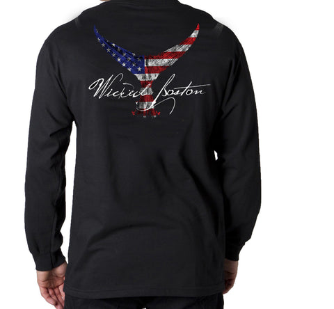 Wicked Boston Tuna Tail Long sleeve shirt