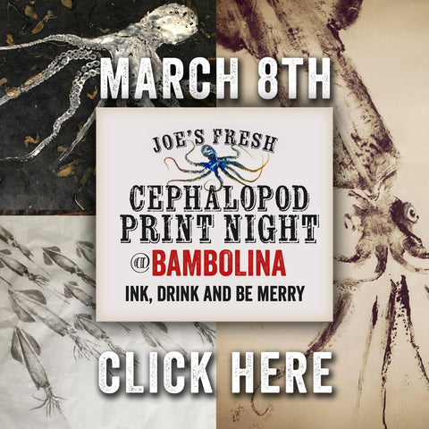 March 8th  Cephalopod Night at Bambolina