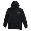 Wicked Boston  60/40 Tuna tail Hoodie- Fished impressions logo on front