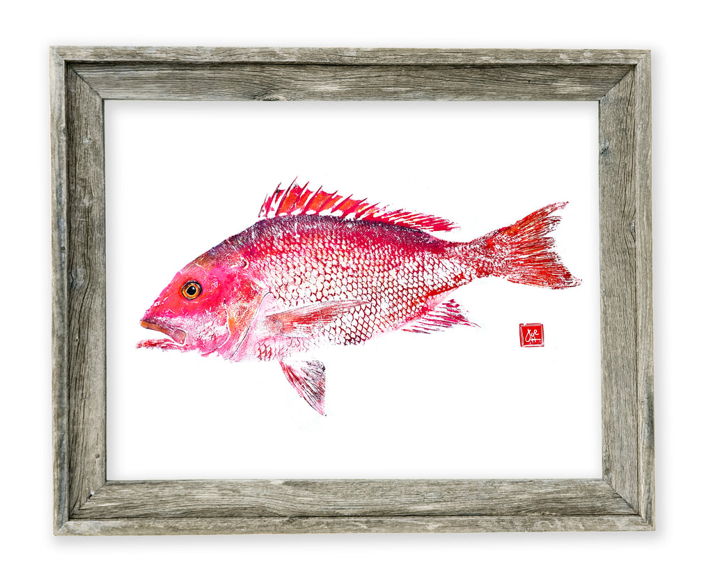 Society6 ケース Fishes In Geometrics (Red) Fishes in Geometrics, Sand and Red – The Pattern Collective