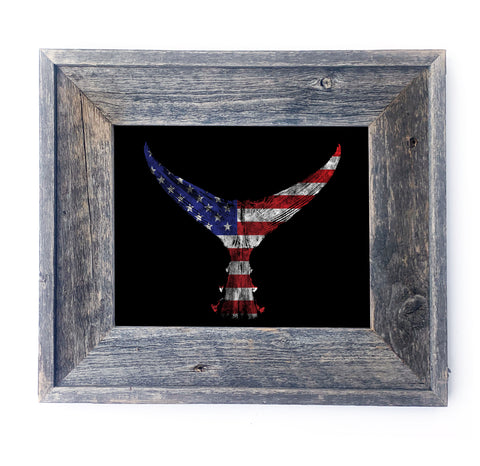 16 x 13 Framed USA tuna tail