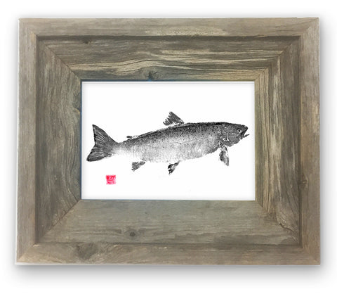 Small Framed Salmon