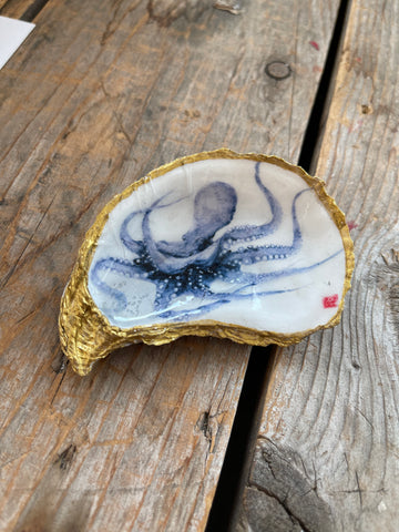 octopus oyster shell