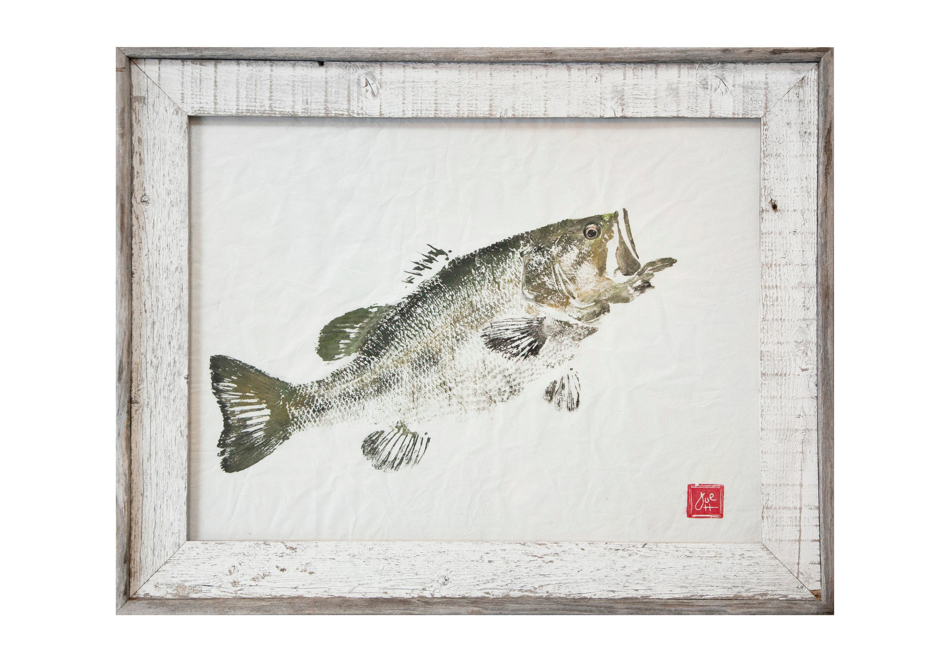 Largemouth Bass Original Print – fishedimpressions