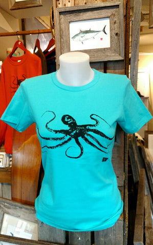 Women's cut October Octopus Shirts