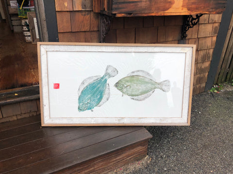 Flounder - Original Framed Print