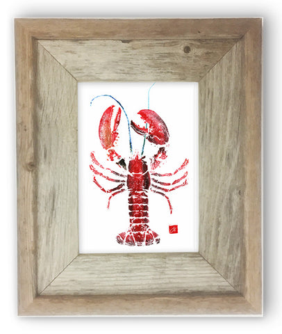 Small Framed red lobster